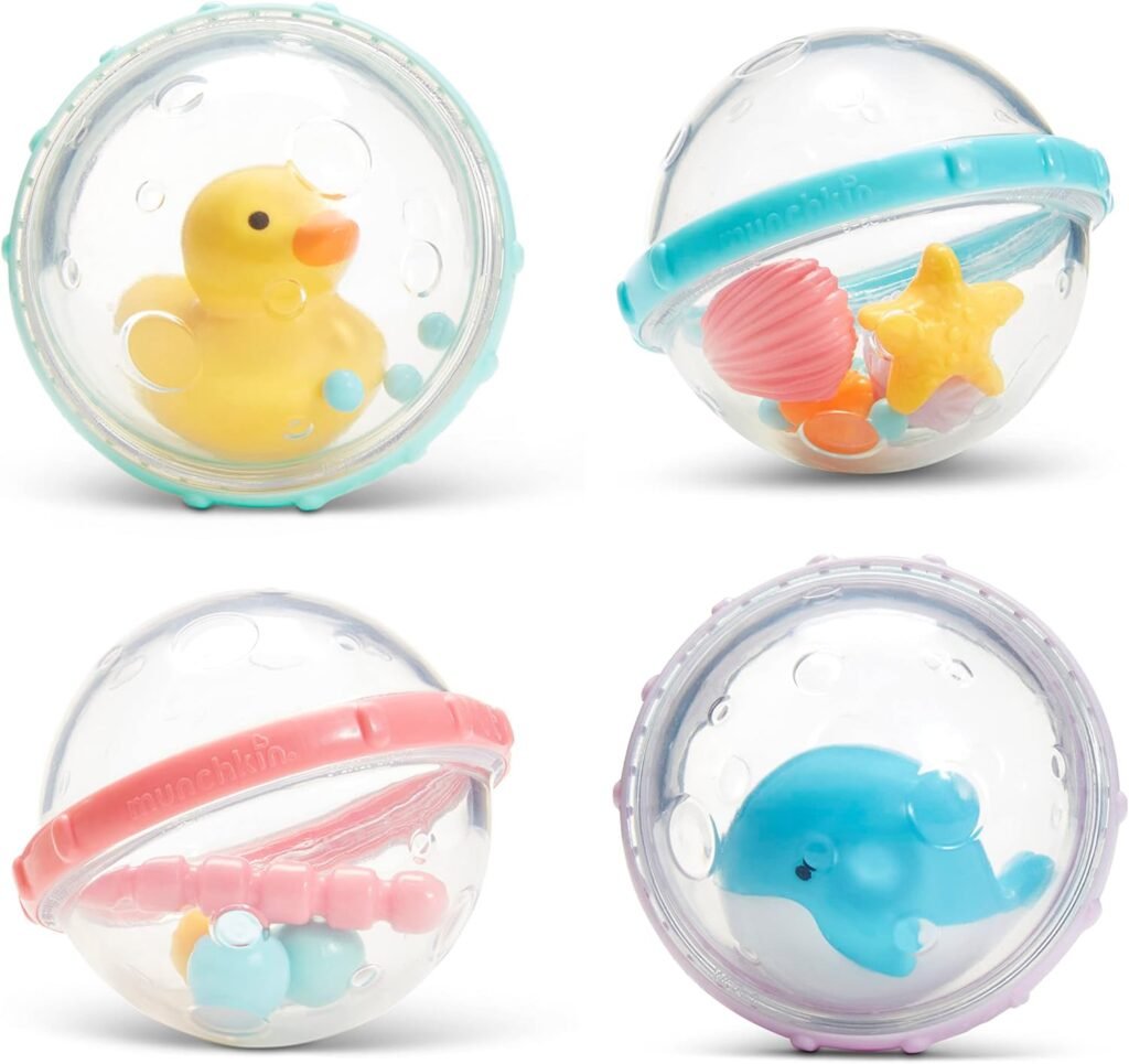 Munchkin® Float  Play Bubbles™ Baby and Toddler Bath Toy, 4 Count