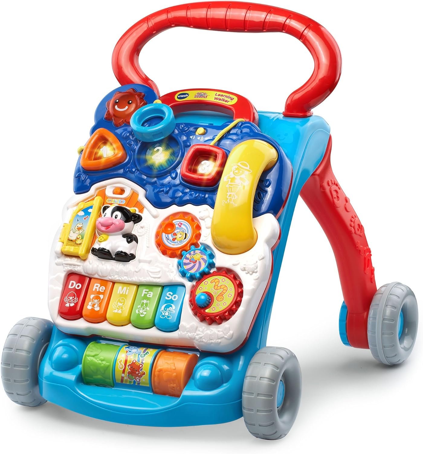 VTech Sit-To-Stand Learning Walker (Frustration Free Packaging), Blue Review