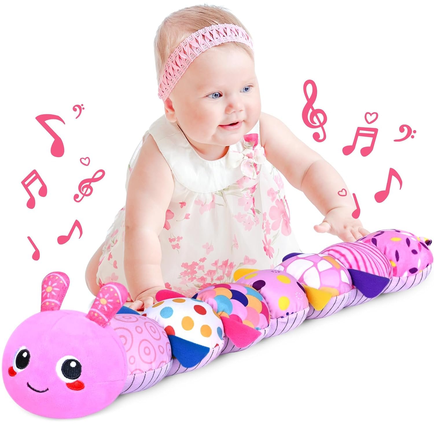 KMUYSL Infant Baby Musical Stuffed Animal Caterpillar Toy Review