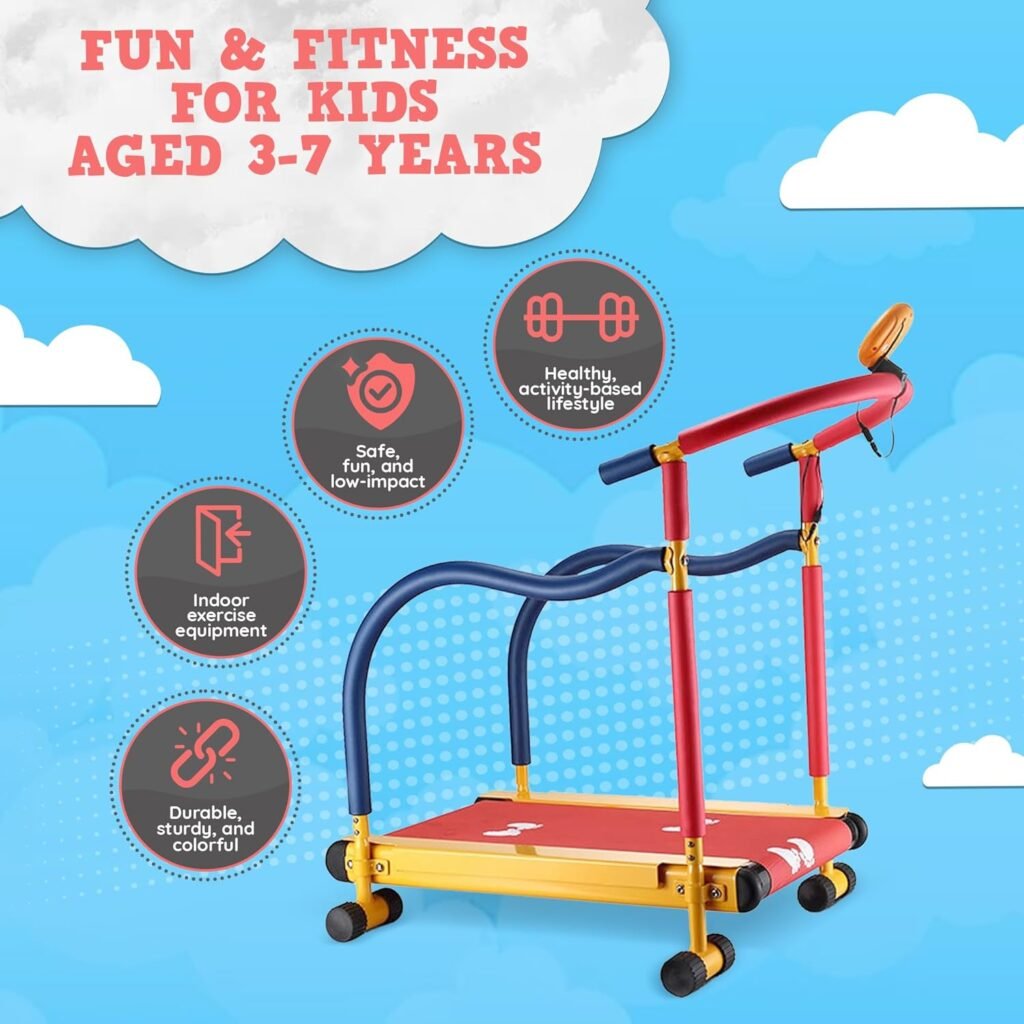 Redmon Fun and Fitness Exercise Equipment for Kids - Weight Bench Set,Incline
