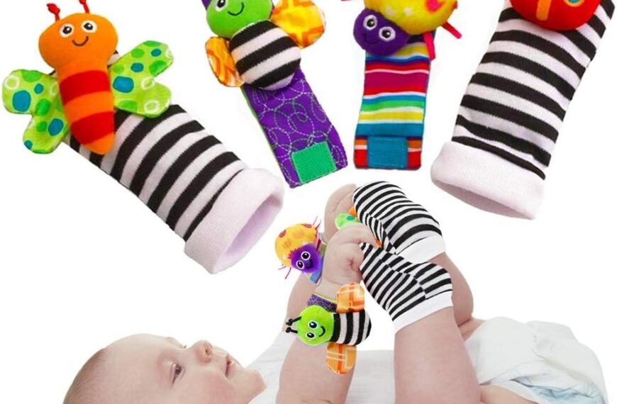 Baby Infant Rattle Socks Toy Review