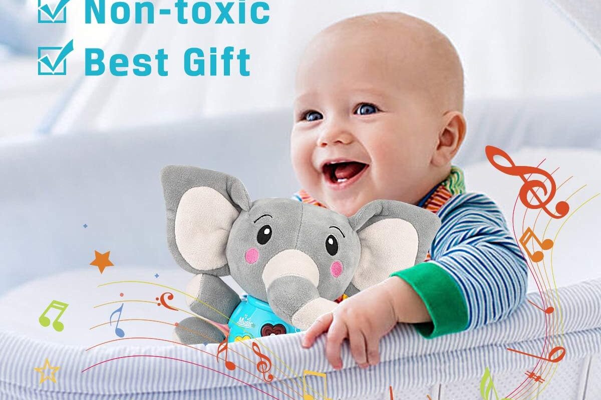 Aitbay Plush Elephant Music Baby Toys Review