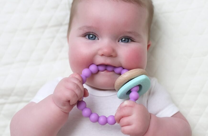 Nuby Natural Wood & Silicone Teether Ring Review